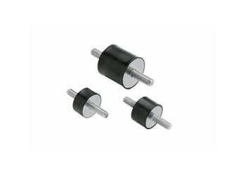 Amortyzator gumowy męski/męski typ A, Fi 50x20 mm, M10x28 mm, walcowy 84300