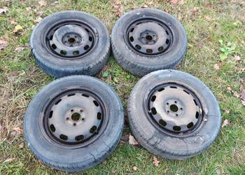 Golf IV Kola felgi stalowe opony zimowe 185x65x15 5x100 0