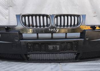 BMW X3 E83 ZDERZAK PRZEDNI PRZÓD GRILL HALOGENY PDC KOMPLETNY 475/9