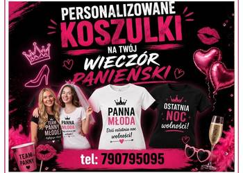 Personalizowane koszulki na wieczór panieński