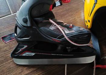 Łyżwy regulowane 36-38 + kask