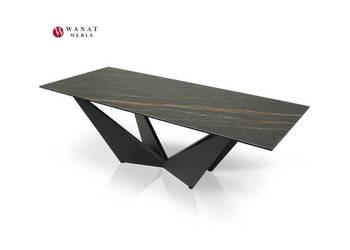 Stół ze spieku kwarcowego 240x120 Nero Noir Desire