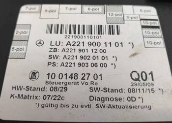 STEROWNIK DRZWI PP A2219001101 MERCEDES W221