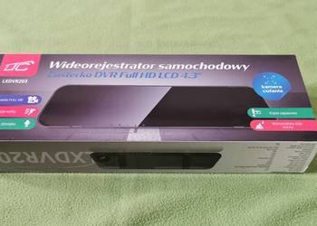 Kamera rejestrator samochodowy w lusterku Full HD monitoring pojazdu luster