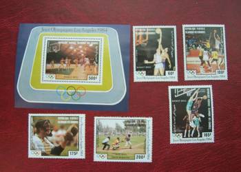 Komory 1984 MNH Mi. 712/16 Sport Olimpiada Los Angeles 84