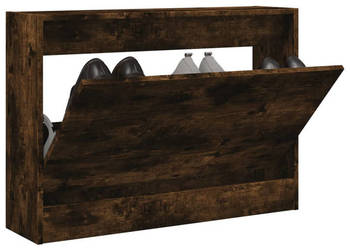 Szafka na buty przydymiony dąb 80x21x57 cm WM-839914