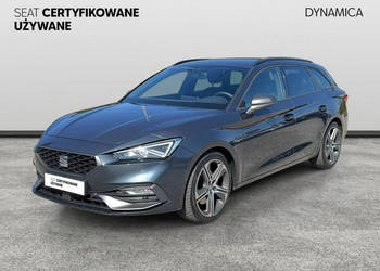 Seat Leon Sportstourer VAT 23% FR 2.0TDI 150KM DSG 2020/21 r., Salon PL I …