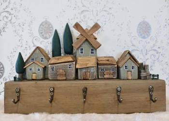 Wieszak na klucze dekoracja ścienna