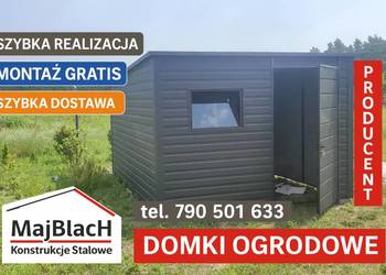 Altanka GARAŻ BLASZANY |Domek Ogrodowy| SCHOWEK do ogrodu – Maj-Blach