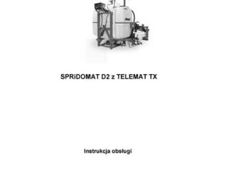 Instrukcja obsługi Rau Spridomat z Telemat TX
