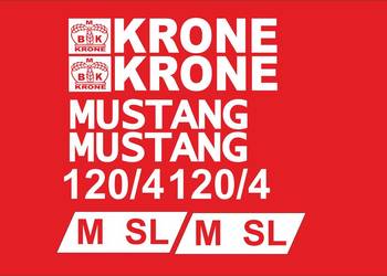 Naklejki krone mustang 120/4 msl zamienniki