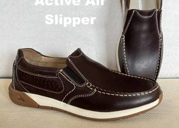 Active Air Slipper Walbusch męskie mokasyny skórzane