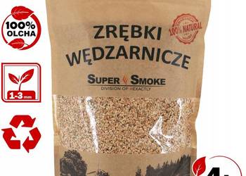 Zrębki Wędzarnicze Super Smoke OLCHA KL-02 (1-3mm) 4 Litry  Kraft