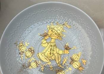 Konfiturówka Rosenthal. Seria Romanze.  Proj. Björn Wiinblad.   Biała porce