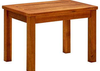 Ogrodowy stolik kawowy 50x35x36 cm lite drewno akacjowe WM-316398