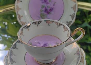 ROYAL ALBERT* kolekcjonerskie Trio z fiołkami