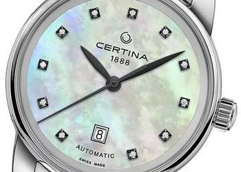 Certina DS Podium Lady Automatic C001007A – 29 mm, diamenty, Swiss Made