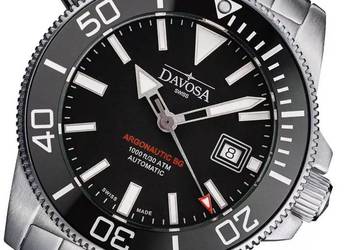 Davosa Argonautic 1027.2-T25 Automatic 300m, szafir, jak nowy, pełen zestaw