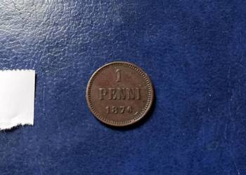 Stare monety 1 penni 1876 Finlandia