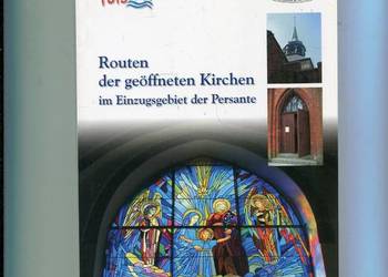 Routen der geoffneten Kirchen im Einzugsgebit der Persante