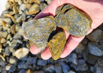 ŁUPEK MOON STONE  Kamień ogrodowy ozdobny dekoracyjny dwie frakcje