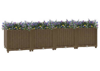 Donica do podniesionej rabaty 160x40x38 cm polipropylen WM-316518