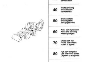 Valmet 9000e koparko ładowarka katalog części
