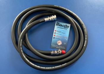 Wąż LP do automatu/octopusa gumowy czarny 200 cm