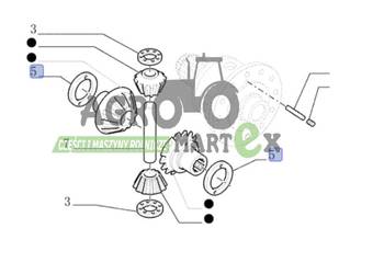 4997236, 5176409, 5154262, 4997234 PODKŁADKA OPOROWA CNH