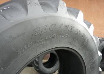 2x Opona używana 650/85R38 MICHELIN MACHXBIB 2900zł(szt.) W2394