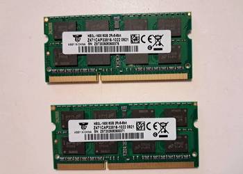 Pamięć 16GB DDR3 (2x8GB)do laptop PC3L-12800 -1600MHz