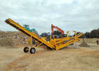 Mobilny przesiewacz kontenerowy Rubble Master CS2500 1-pokładowy NOWY