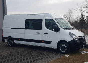 Opel Movano MASTER 7 OSÓB L3H2 BRYGADÓWKA DŁUGI WYSOKI KLIMA TEMPOMAT NAWI…