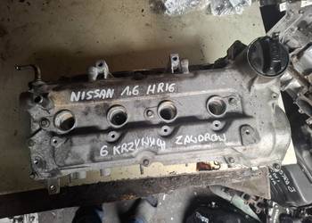 NISSAN JUKE 1,6 HR16 głowica kompletna krzywe zawory