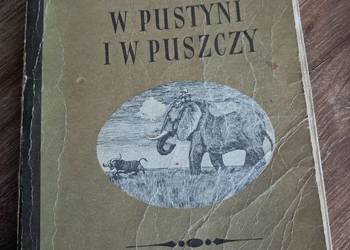 książka z1964r z dedykacją "w pustyni i w puszczy" H.Sienkiewicza stan zada