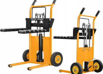 WÓZEK TRANSPORTOWY MASZTOWY MAGAZYNOWY 200kg 900mm ROLKI NA WIDŁACH