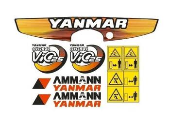 Naklejki oklejenie AMMANN YANMAR VIO 25 Zamiennik
