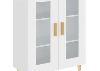 Szafka biała 695x34x90 cm materiał drewnopochodny WM-812114