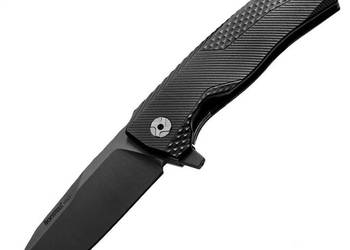 Nóż składany LionSteel ROK Black Aluminium, Black M390 by Molletta (ROK A…