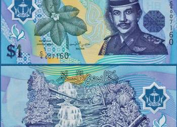 BRUNEI 1996-1$,5$ i 10$-polimery- UNC!Gratis wysyłka!