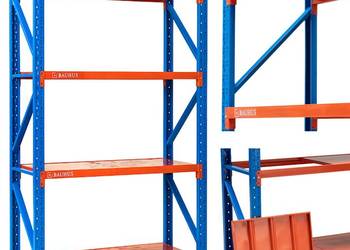 Regały paletowe wysokiego składowania i półkowe modułowe