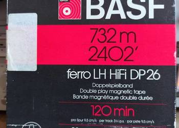 BASF DP26 LH HiFi 732m 18cm taśma magnetofonowa