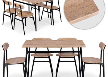 Zestaw mebli do jadalni kuchni stół + 4 krzesła OSLO ModernHome