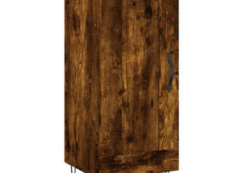 Szafka przydymiony dąb 345x34x90 cm materiał drewnopochodny WM-830441