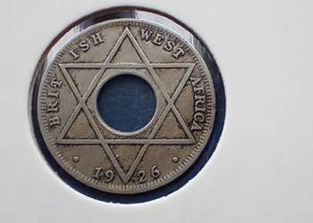 Stare monety 1/10 pens 1926 Brytyjska Afryka Zachodnia