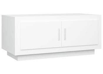 Stolik kawowy biały 102x50x45 cm materiał drewnopochodny WM-811808