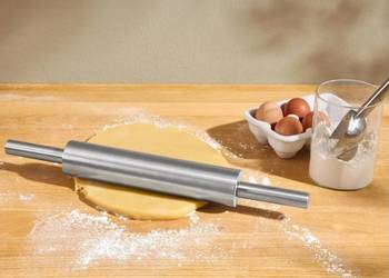 SILVERCREST wałek do ciasta ze stali nierdzewnej, NOWY