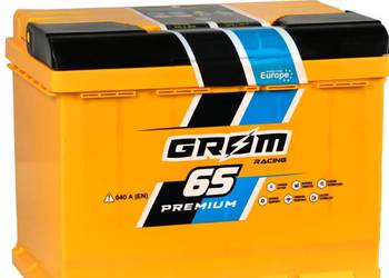 AKUMLATOR 65Ah 640A GROM RACING PŁOCK CHOPINA 1 DARMOWA DOSTAWA