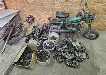 Romet Motorynka Pakiet części Kartery Komar Romet i inne części Wsk Jawa