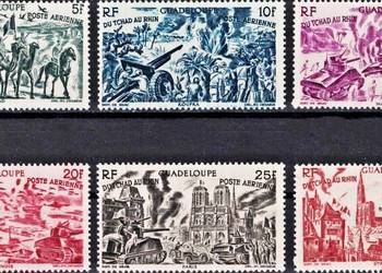 GWADELUPA 1946 - kompletna seria.Gratis wysyłka!